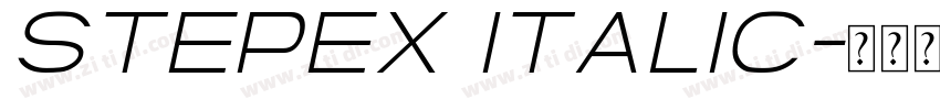 stepEX Italic字体转换